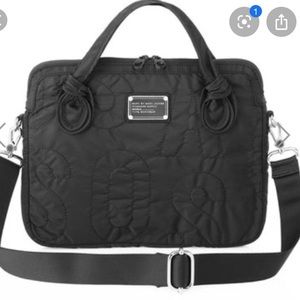 Marc by Marc Jacobs Black Quilted Laptop Case